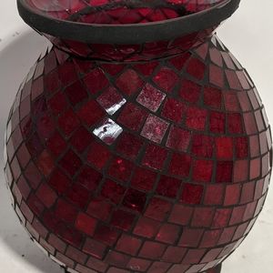 Lovely Red Glass Vase